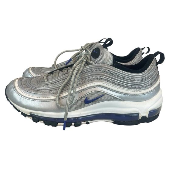 Nike Air Max 97 Shoes Youth Size 7Y Metallic Silver Persian Violet 921522-027 - Picture 3 of 10